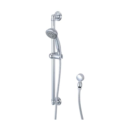 Pioneer Industries Handheld Shower Set, Wallmount, Polished Chrome 6DM400